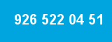926 522 04 51